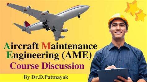 Aircraft Maintenance Engineer Course Details Ame Course Full Details