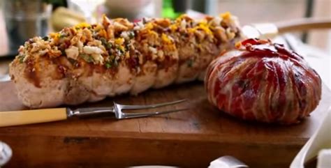 Tom Kerridge Turkey Roll With Christmas Crumble Topping Recipe On Tom