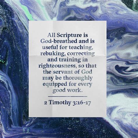 Bible > interlinear > 2 timothy 3:16. 2 Timothy 3:16-17 All Scripture is God-breathed and is ...