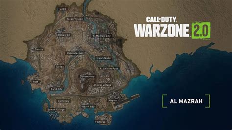 Full Al Mazrah Map And Areas In Call Of Duty Warzone Attack Of The Fanboy