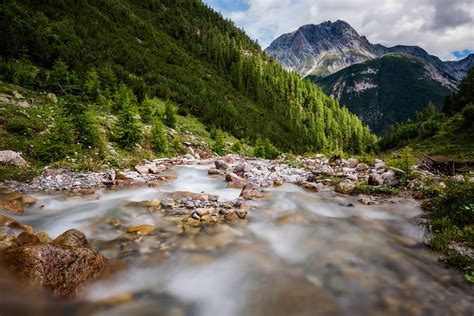 River Wild A Mountain River Flowing Down In The Alps Nio Photography