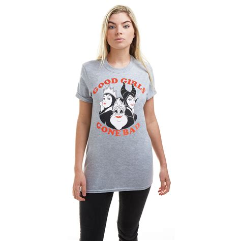 As for her secret, don't bring it up with your brother. Disney Good Girls Gone Bad Women's Grey T-Shirt | The ...