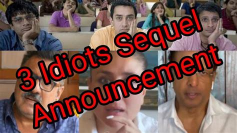 3 Idiots Sequel Kab Amir Khan Rajkumar Hirani New Movie Bollywood