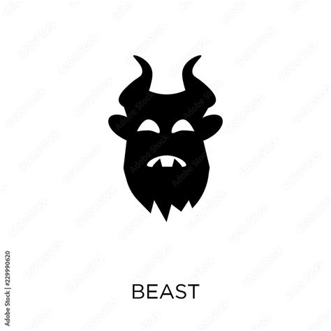 Beast Icon Beast Symbol Design From Fairy Tale Collection Stock