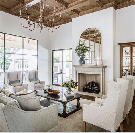 mediterranean style living room decor, modern cottage living