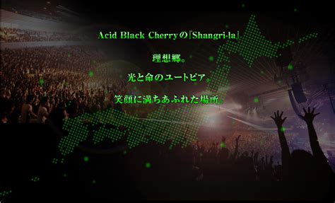 Acid Black Cherry｜about Project「shangri La」