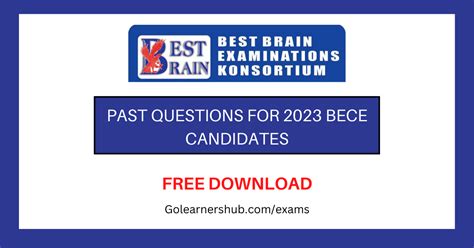 Best Brain Past Questions For 2023 Bece Candidates Free Download