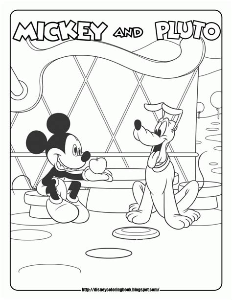 Coloring pages of your favorite disney tv show: Coloring Page Of Mickey Mouse Clubhouse - Coloring Home