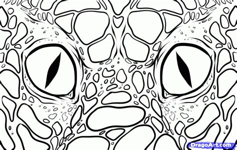 Dragon Faces Pictures Coloring Home
