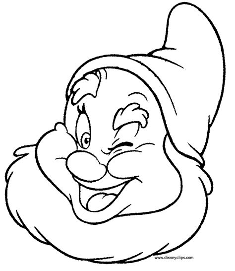7 Dwarfs Coloring Pages Coloring Home