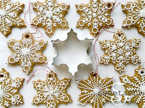 For an additional charge, we can also put them on a stick, add some flowing ribbon to turn them into fairy wands hand cut and decorated! How To Decorate Snowflake Cookies!SweetAmbs