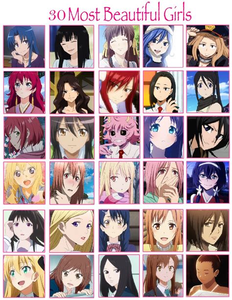 Top 180 Top Ten Most Beautiful Anime Female Characters