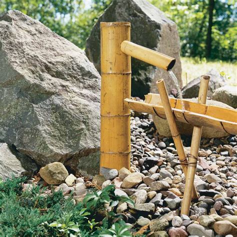 How To Build A Bamboo Water Feature Bamboo Water Fountain Diy Water