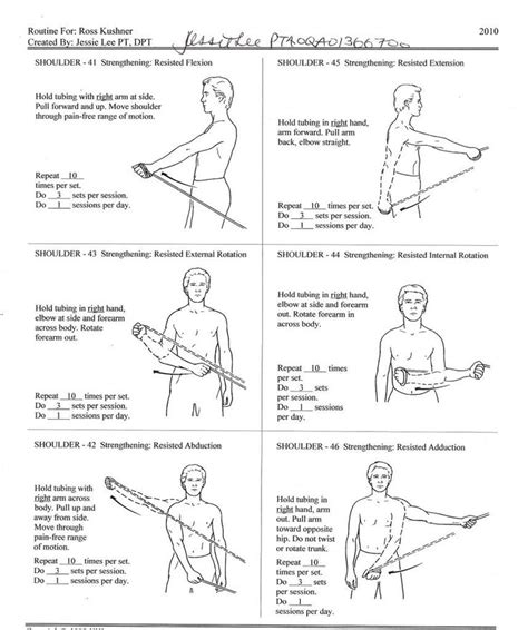 Shoulder Rehab Physical Therapy Exercises Rotator Cuff Google Search Physical Therapy
