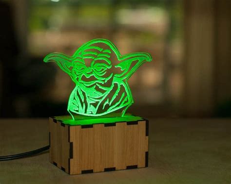 Yoda Bust Lamp Star Wars Lamp Baby Yoda Night Light Star Wars