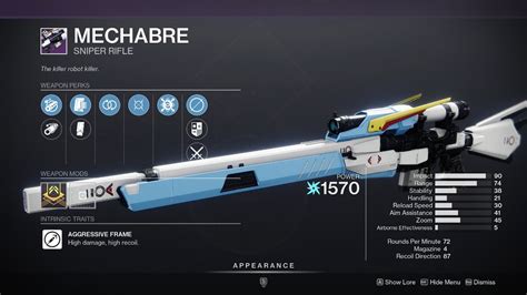 Destiny 2 Mechabre God Roll Guide 2022 Gamerwoo