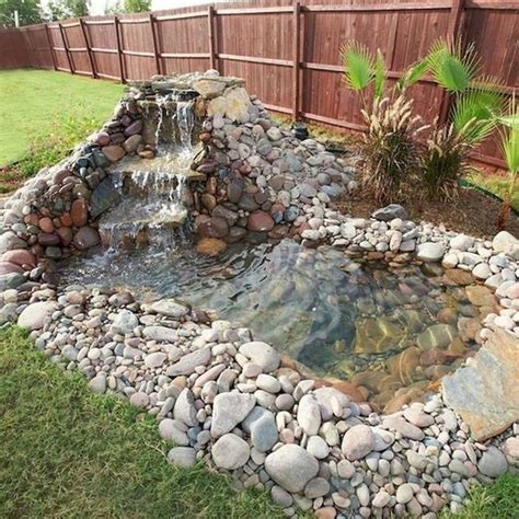 Stunning Backyard Ponds Ideas With Waterfalls Fountains