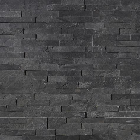 Rockmount Stacked Stone Panels Premium Black Superior Tile