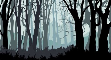 Image Result For Painting Stage Set Trees Forest Illustration Forest