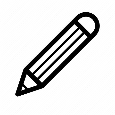 Pencil Icon Download On Iconfinder On Iconfinder