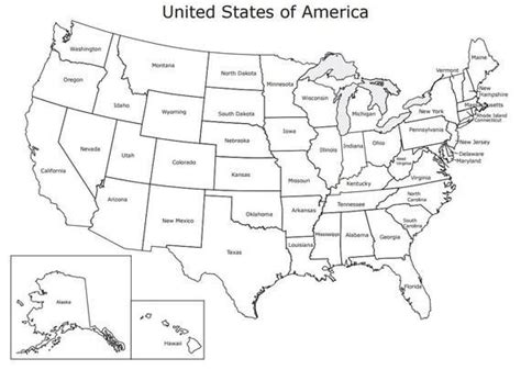 Coloring Map Of Usa