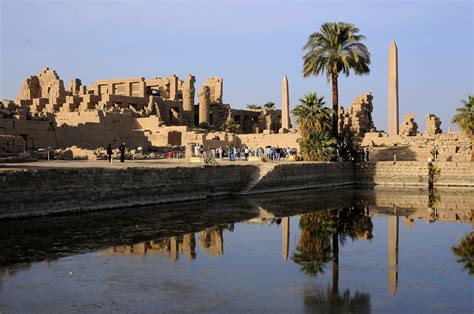 Karnak Temple Complex Sacred Lake 1 Luxor And Karnak Pictures