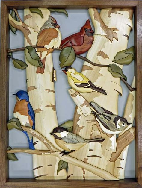 Birds Of A Feather More Intarsia Wood Patterns Wood Carving Patterns