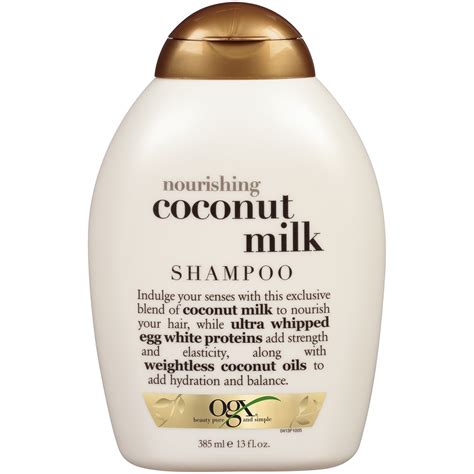 Ogx Shampoo Nourishing Coconut Milk 13 Fl Oz 385 Ml Beauty