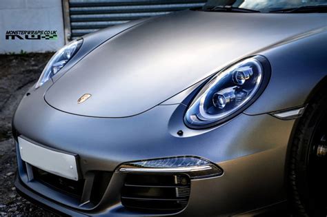 Satin Dark Grey Porsche 911 Gts Wrapfolio