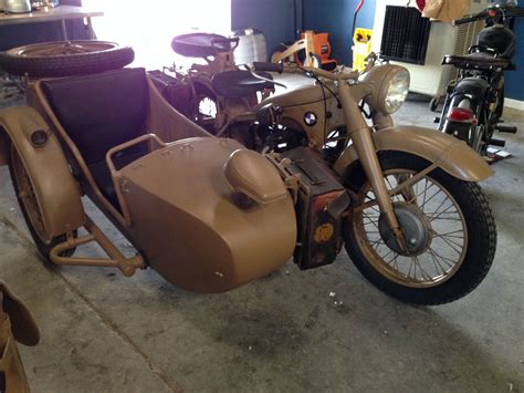 For sale in complete operational and original condition. Wehrmacht - 1941 BMW R12 Military Sidecar - Bike-urious