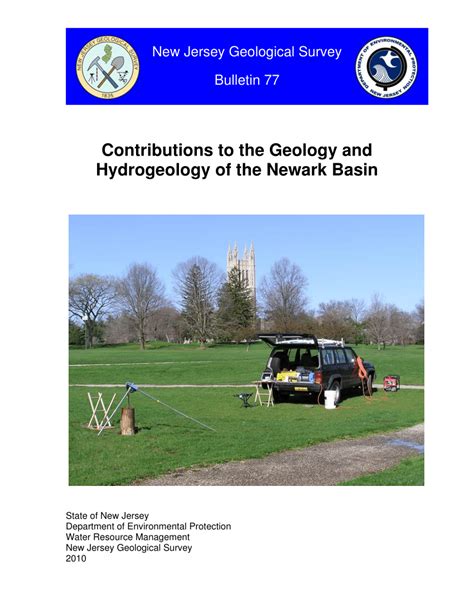 Pdf Borehole Geophysics And Hydrogeology Studies In The Newark Basin