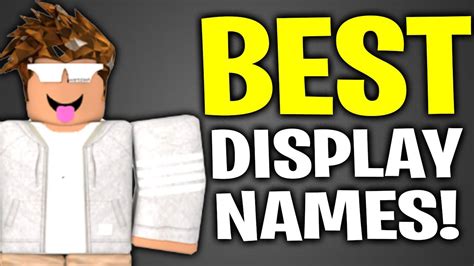 Top Best Display Names For Roblox Roblox Display Names Youtube