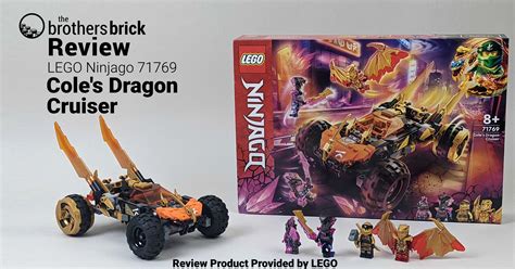 lego ninjago 71769 cole s dragon cruiser [review] the brothers brick the brothers brick