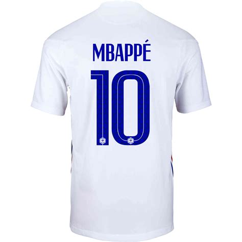 Kylian mbappé lottin is a french professional footballer who plays as a forward for the france national team. 2020 Nike Kylian Mbappe France Away Jersey - SoccerPro