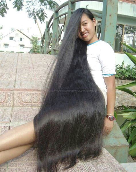 Sensuous Hoai Beautiful Long Hair Super Long Hair Thick Hair Styles