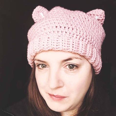 Crochet Cat Hat Pattern Tutorial Pussy Hat Easy Beginner Pattern Etsy