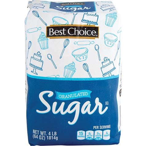 Best Choice Granulated Sugar 4 Lb Instacart