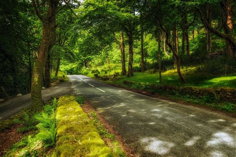 Road In The Country Hd Wallpaper Background Image
