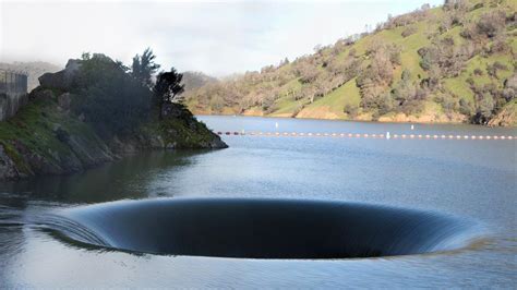 Lake Berryessa Reservoir Stunning Californian ‘glory Hole Opens Up