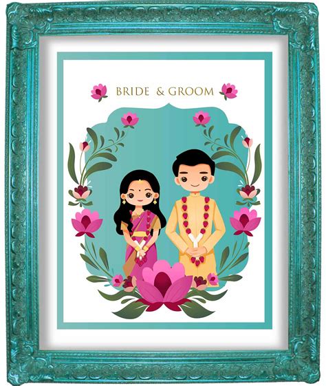 Digital Indian Wedding Invitation Jenniemarieweddings