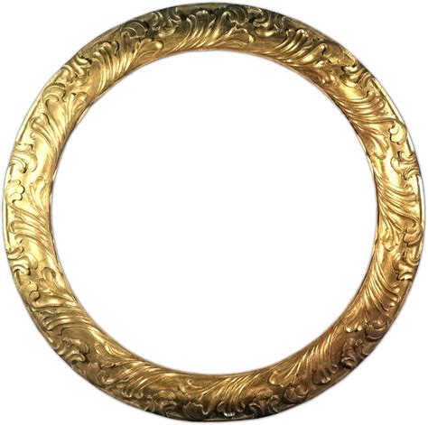Circular Gold Frame