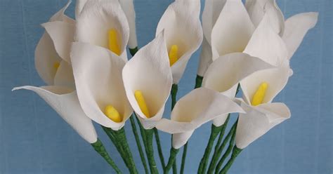 Paper Calla Lilies Lily PaPer FloweRs TuToriaLs By Maria Noble