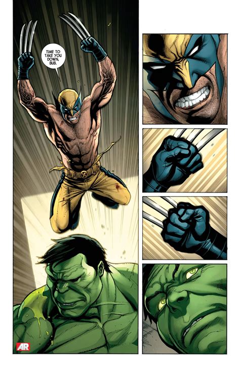 ¿alguna Vez Wolverine Venció A Hulk En Una Pelea