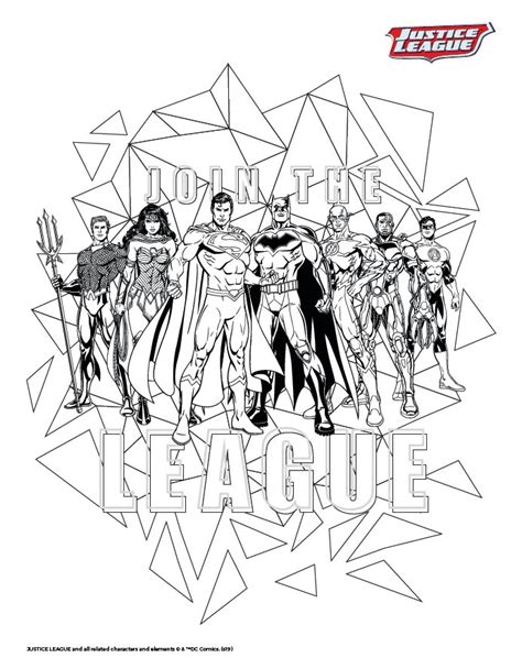 Coloriage Justice League Urban Comics