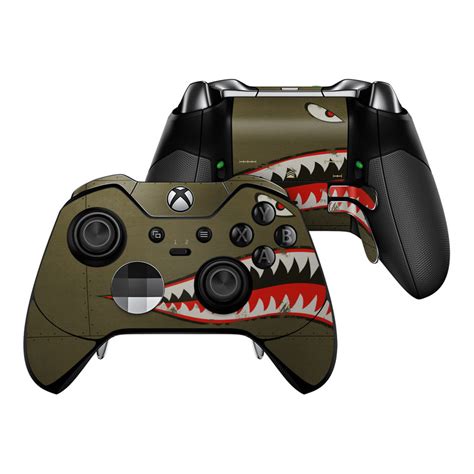 Custom xbox one wireless controller | etsy. Microsoft Xbox One Elite Controller Skin - USAF Shark by ...