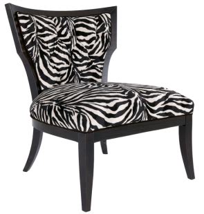 Zebra Print Accent Chair 295x310 