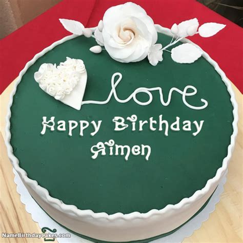 Happy Birthday Aimen Cakes Cards Wishes