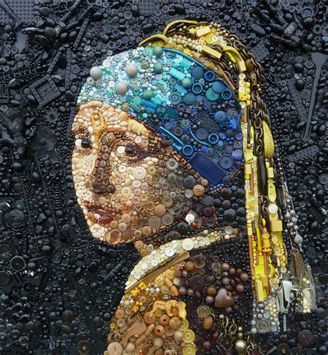 This Artists Recreates Great Works Of Art Using Plastic Trinkets