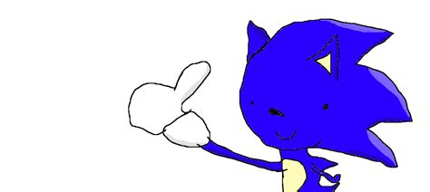 Derp Sonic Thumbs Up Sonic X Style By Alukisskiselivinhoso On Deviantart