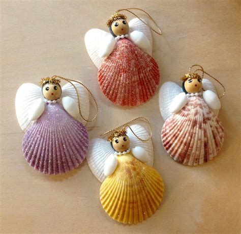 Pecten Shell Angel Ornament These Lovely Angels Are Simple Yet Have A